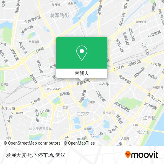 发展大厦-地下停车场地图