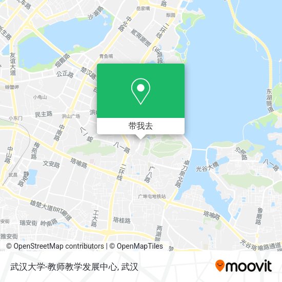 武汉大学-教师教学发展中心地图