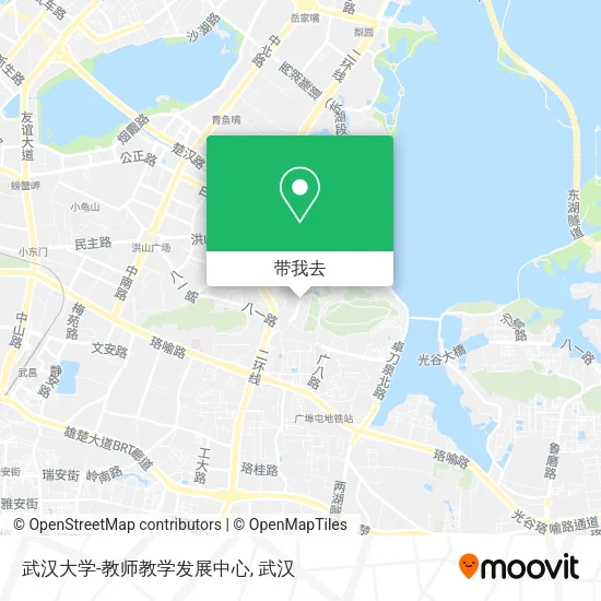 武汉大学-教师教学发展中心地图