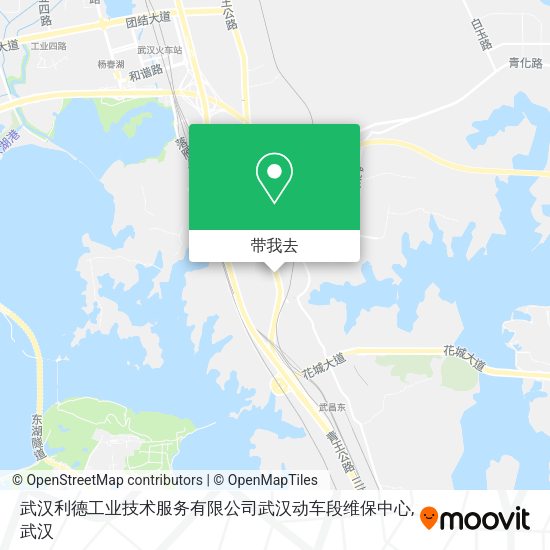 武汉利德工业技术服务有限公司武汉动车段维保中心地图
