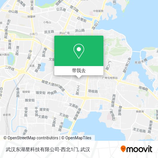 武汉东湖星科技有限公司-西北1门地图