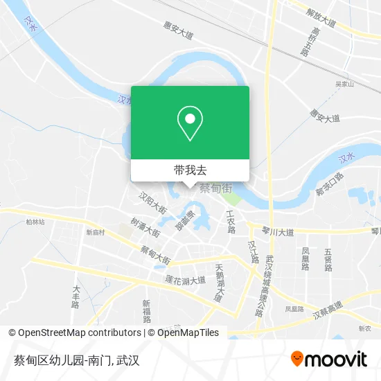 蔡甸区幼儿园-南门地图