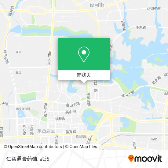 仁益通膏药铺地图