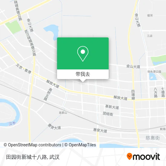 田园街新城十八路地图