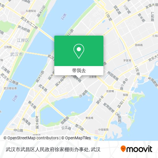 武汉市武昌区人民政府徐家棚街办事处地图