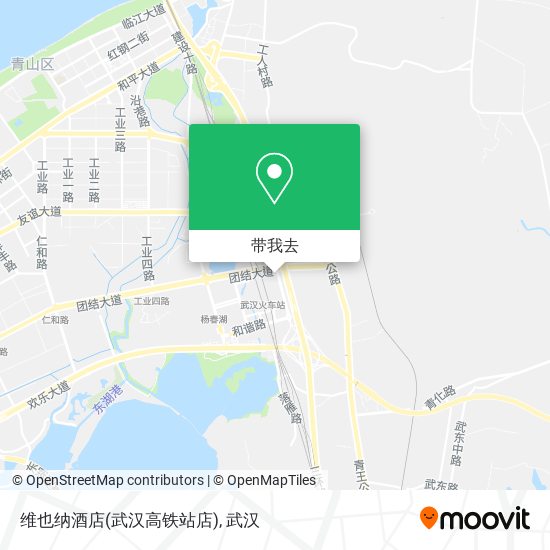 维也纳酒店(武汉高铁站店)地图