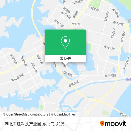 湖北工建科技产业园-东北门地图