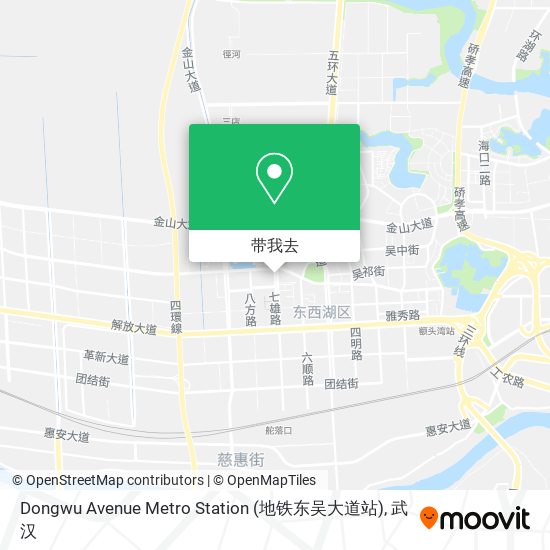 Dongwu Avenue Metro Station (地铁东吴大道站)地图