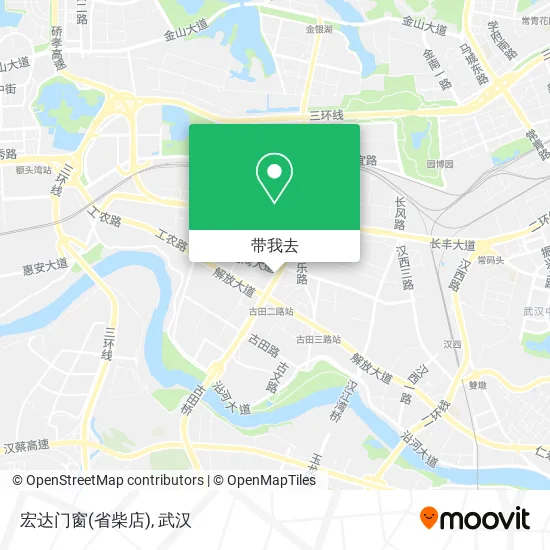 宏达门窗(省柴店)地图
