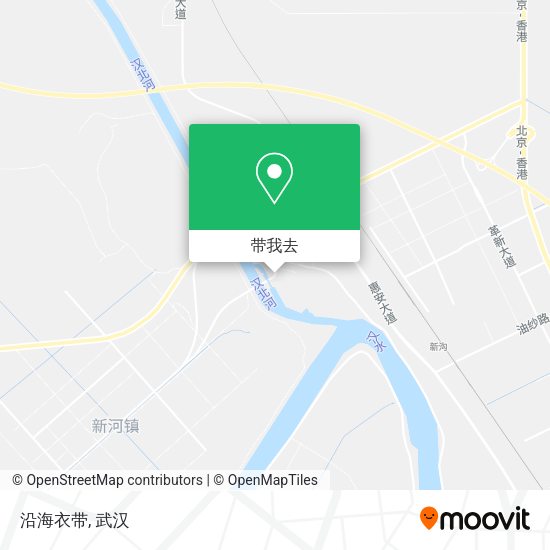 沿海衣带地图