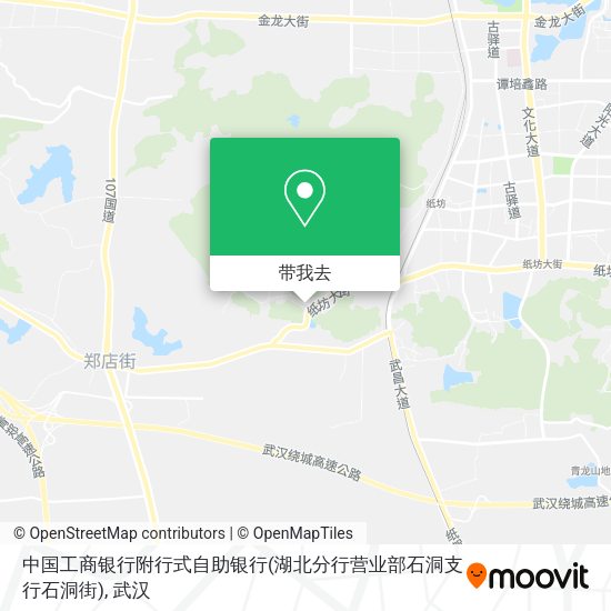 中国工商银行附行式自助银行(湖北分行营业部石洞支行石洞街)地图