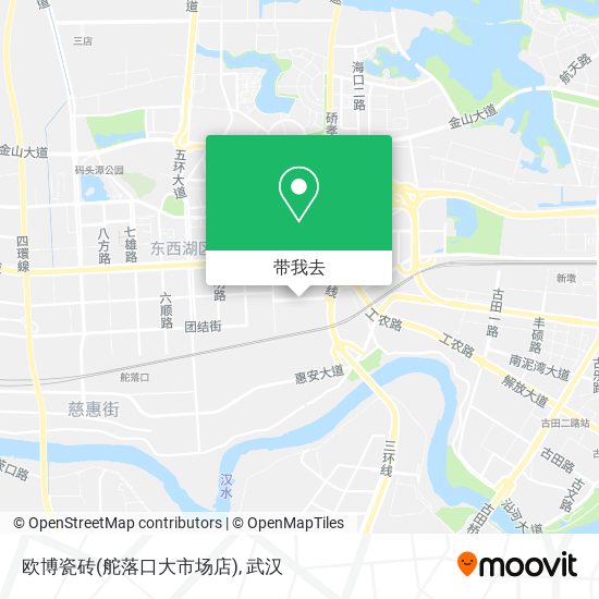 欧博瓷砖(舵落口大市场店)地图