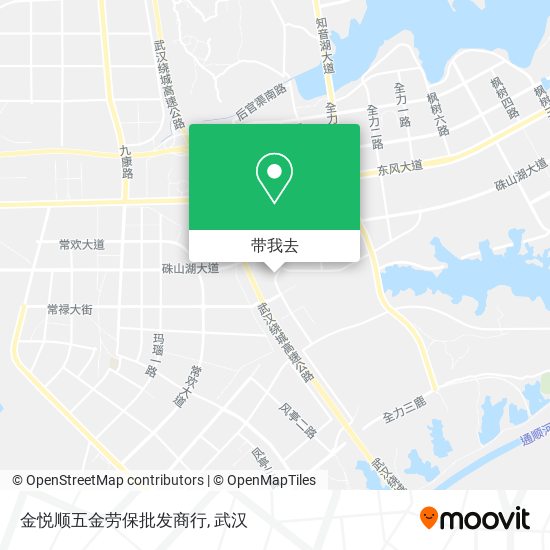 金悦顺五金劳保批发商行地图