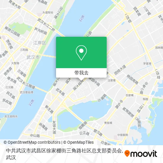 中共武汉市武昌区徐家棚街三角路社区总支部委员会地图