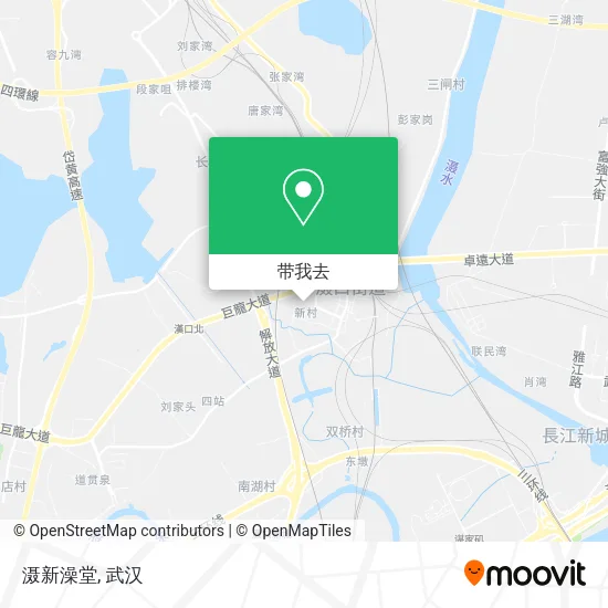 滠新澡堂地图