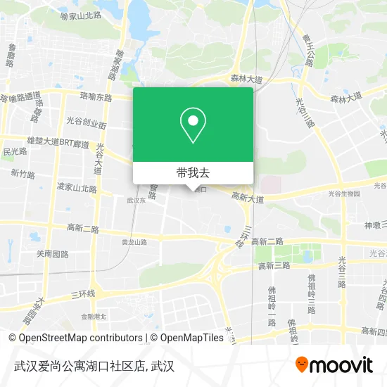 武汉爱尚公寓湖口社区店地图