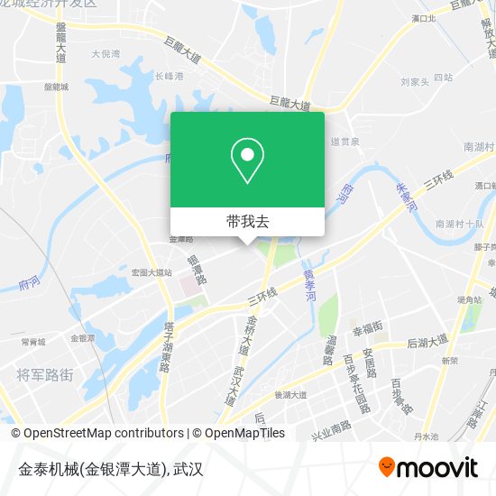 金泰机械(金银潭大道)地图
