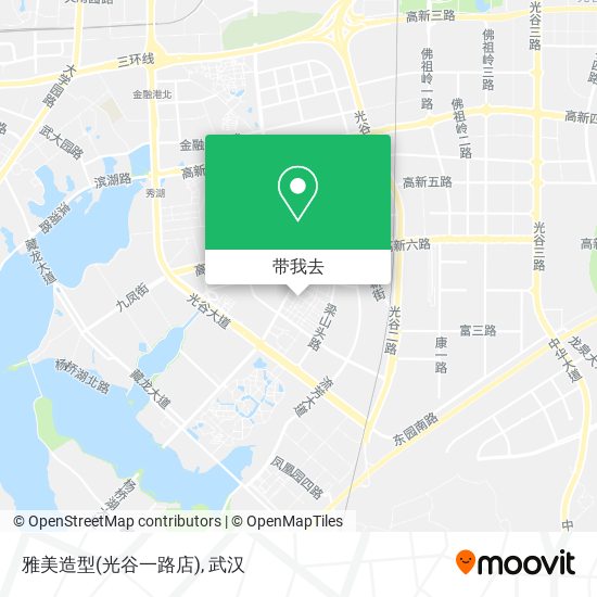 雅美造型(光谷一路店)地图