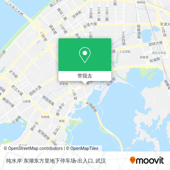 纯水岸·东湖东方里地下停车场-出入口地图
