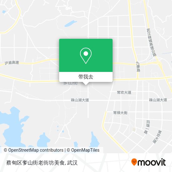 蔡甸区奓山街老街坊美食地图