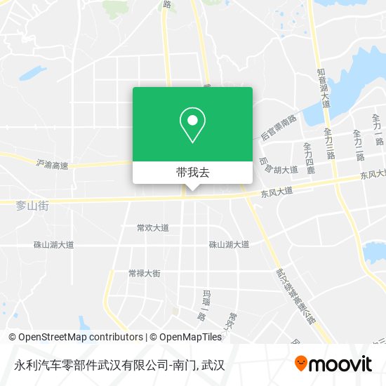 永利汽车零部件武汉有限公司-南门地图