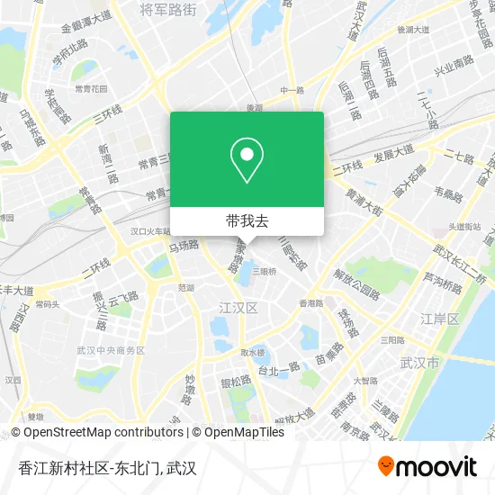 香江新村社区-东北门地图