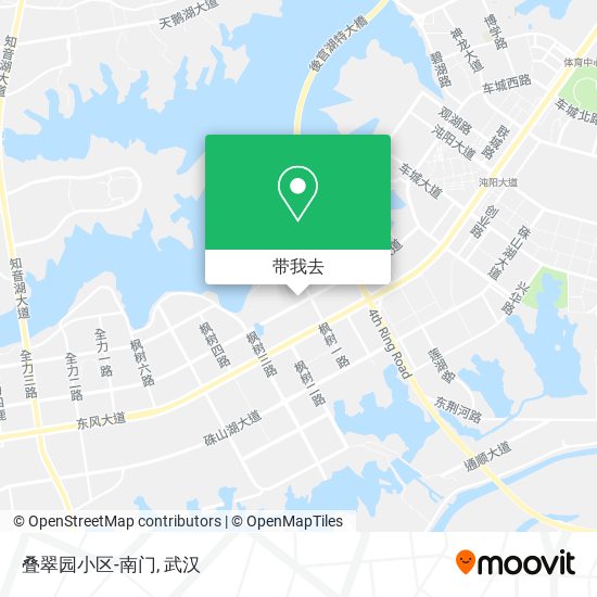 叠翠园小区-南门地图