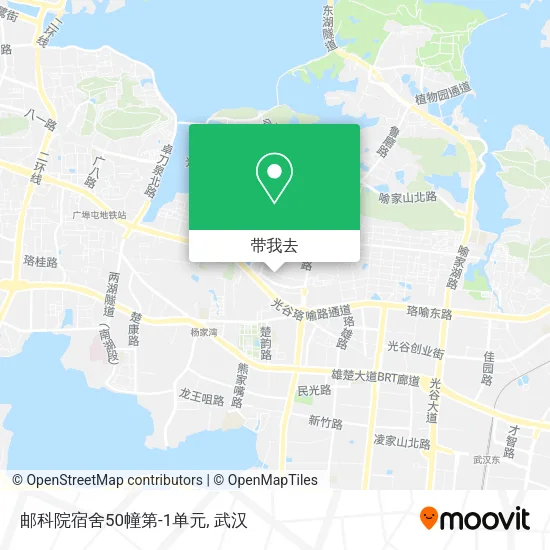 邮科院宿舍50幢第-1单元地图