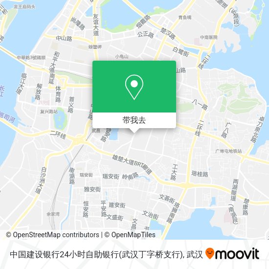 中国建设银行24小时自助银行(武汉丁字桥支行)地图