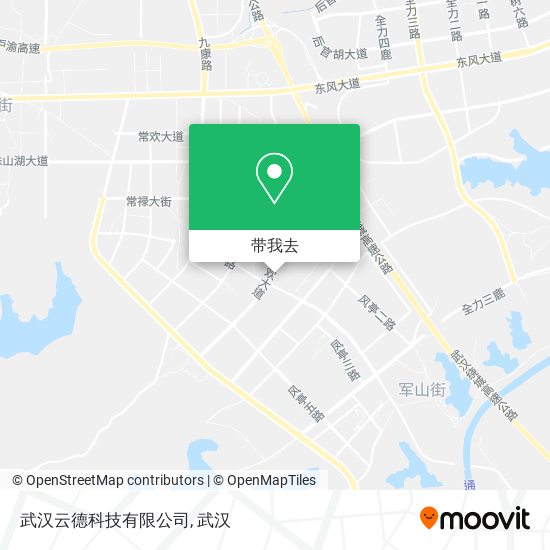 武汉云德科技有限公司地图