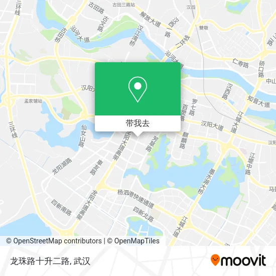 龙珠路十升二路地图