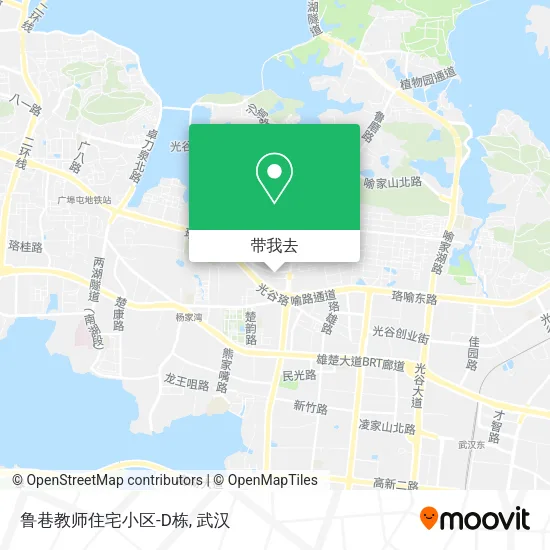 鲁巷教师住宅小区-D栋地图