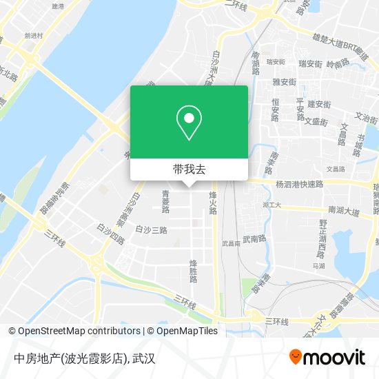 中房地产(波光霞影店)地图