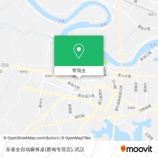 东雀全自动麻将桌(蔡甸专营店)地图