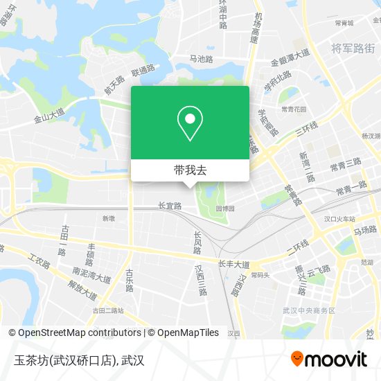 玉茶坊(武汉硚口店)地图