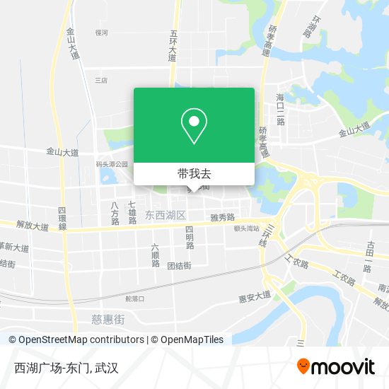 西湖广场-东门地图