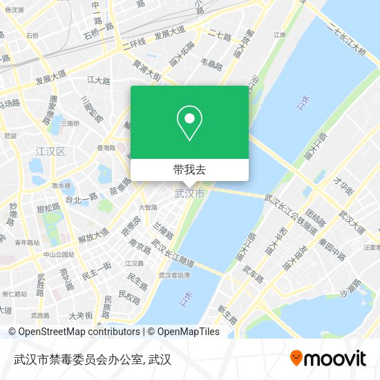 武汉市禁毒委员会办公室地图