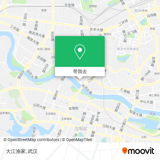 大江渔家地图