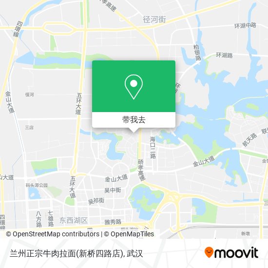 兰州正宗牛肉拉面(新桥四路店)地图