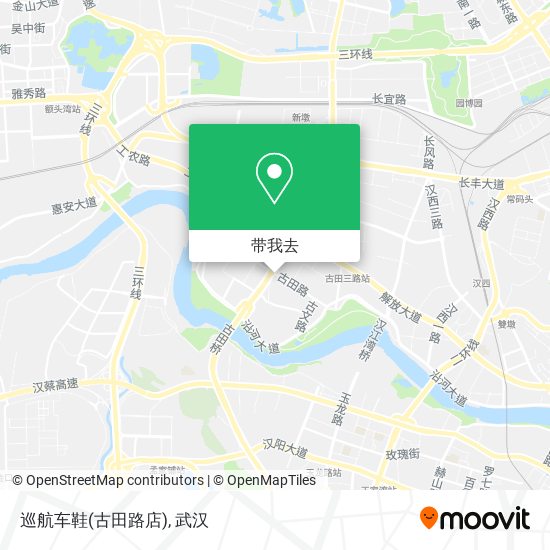 巡航车鞋(古田路店)地图