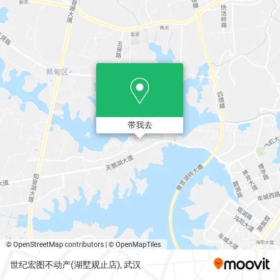 世纪宏图不动产(湖墅观止店)地图