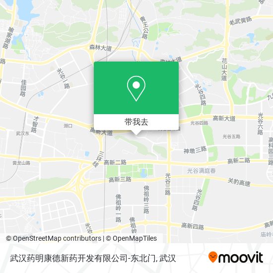 武汉药明康德新药开发有限公司-东北门地图