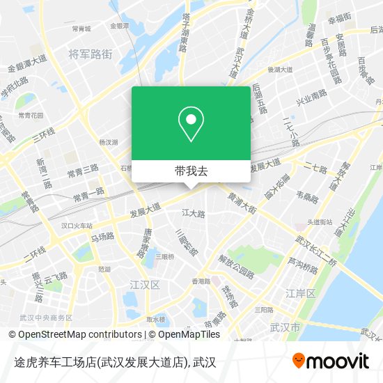 途虎养车工场店(武汉发展大道店)地图