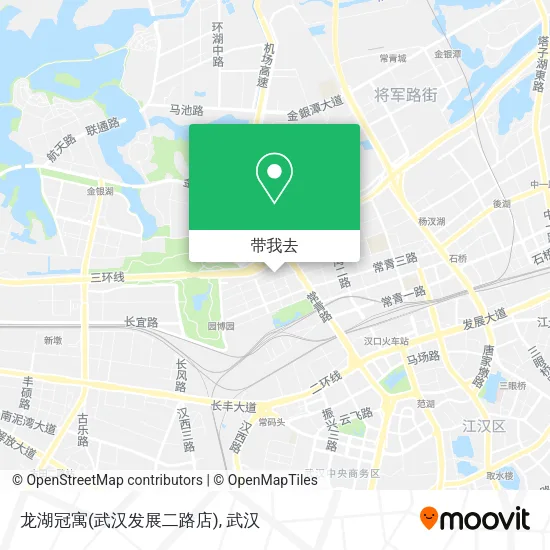龙湖冠寓(武汉发展二路店)地图