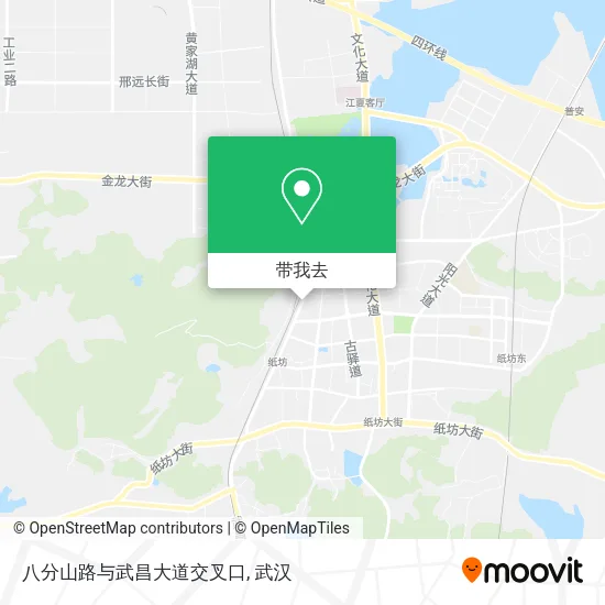 八分山路与武昌大道交叉口地图