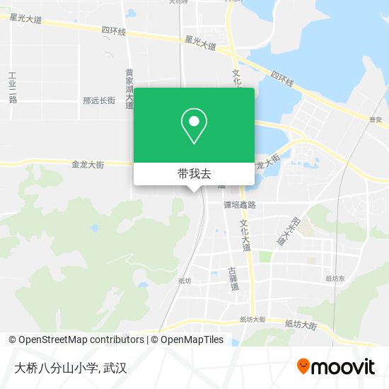 大桥八分山小学地图