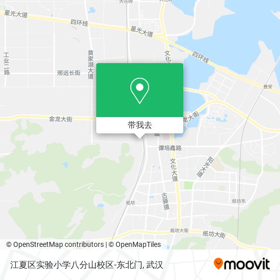江夏区实验小学八分山校区-东北门地图