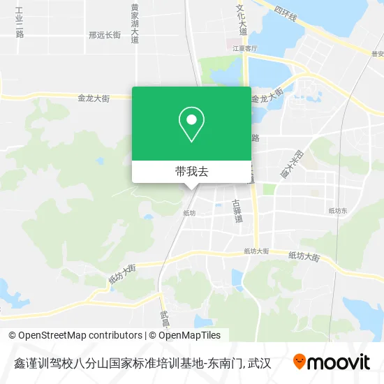 鑫谨训驾校八分山国家标准培训基地-东南门地图