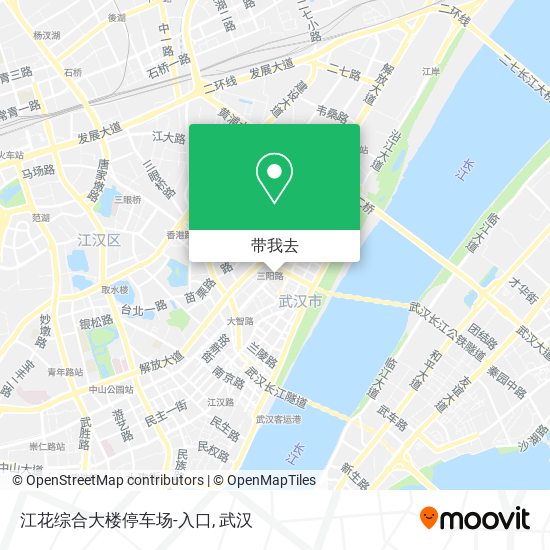 江花综合大楼停车场-入口地图