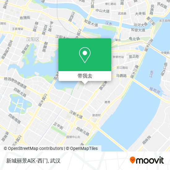 新城丽景A区-西门地图